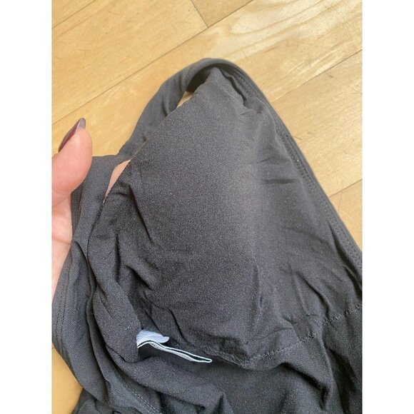 Robin Piccone "Emma" one-piece black womens BNWOT swimsuit sz 12 no belt - Picture 9 of 10